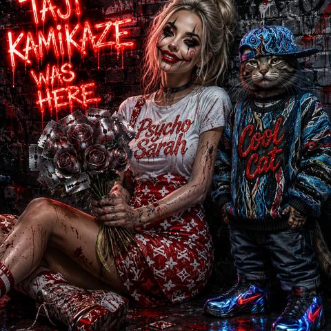 Razor blade Roses Psycho sarah Taji Kamikaze